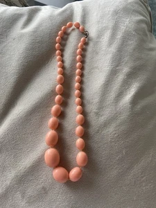 Lucite Necklace / Beads - Vintage - Picture 1 of 1