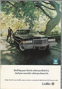 1976 CADILLAC Sedan deVille advertisement, Sedan De Ville, Cadillac print ad - Bild 1 von 4