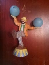 Emmett Kelly Jr Figurine Flambro Hobo Clown Juggling Balancing Rare Vintage