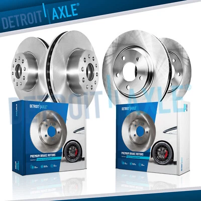 Rotores de freno de disco delanteros y traseros para Chevrolet Camaro 2016 2017 2018 2,0 L 3,6 L Foto 1 de 4