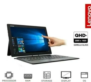 Portátil Lenovo Miix 510 QHD 2 en 1 Intel Core i5 7ª Generación 4GB RAM 128GB SSD Win 10 - Imagen 1 de 2