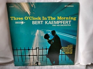 Bert Kaempfert and his orchestra- Three O'Clock in the Morning (1965) Vinyl LP - Picture 1 of 9