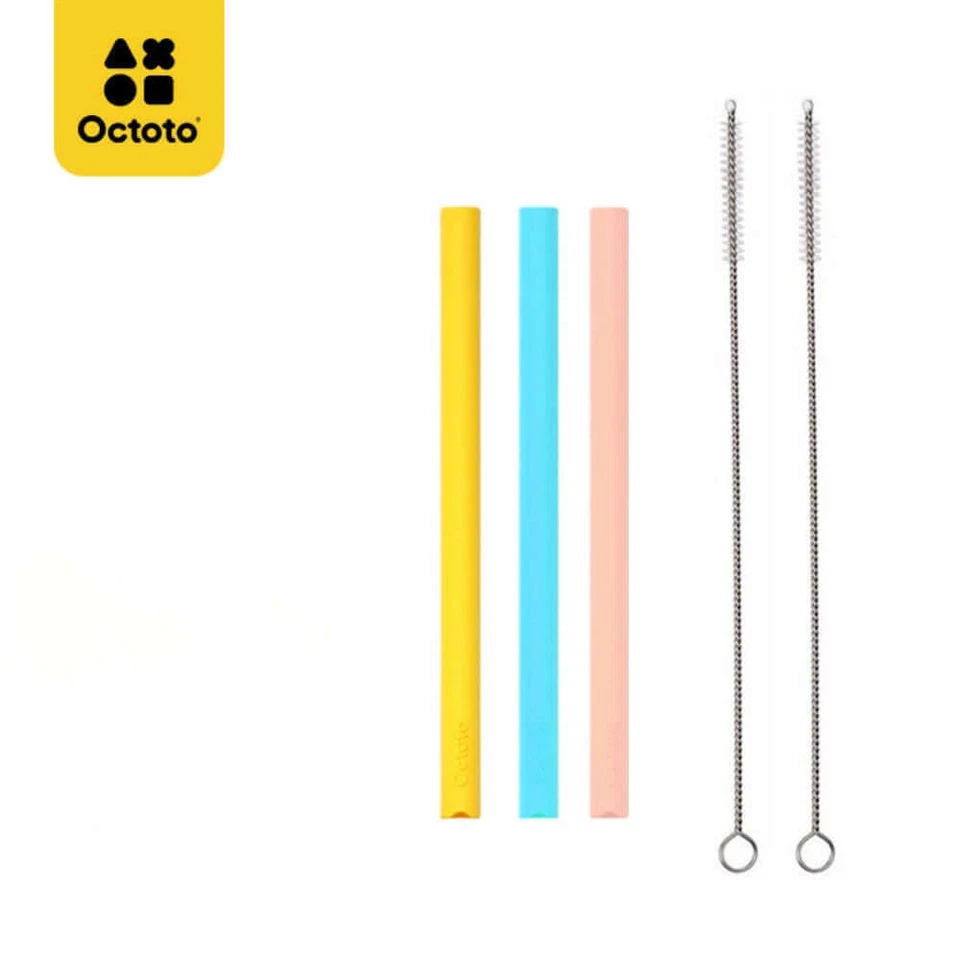 Octoto - Kids Silicone Straw Combo Set - image 1 of 1