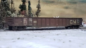 Life-Like Proto 2000 - HO Canadian National (CN) 50' Gondola - Custom Weathered - Picture 1 of 15