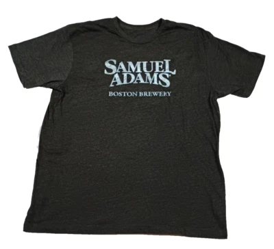 Camisa Samuel Adams Boston Brewery Para Hombres XL Gris Doble Cara Gráfico Cerveza Camiseta Foto 1 de 4