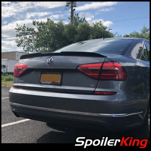 Spoilerking Fits: VW Passat 2012-2019 rear trunk spoiler w/Center cut (284GC) - Bild 1 von 6