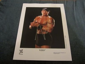 Foto Vito Wrestler Autografiada Firmada 8.5X11 Lucha Libre WWF ECW WCW WWE TNA - Imagen 1 de 2