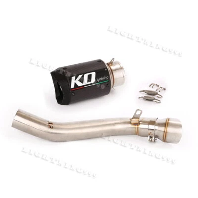 Silenciador de tubo de escape de enlace medio 61 mm para Honda CBR650R 2019-2023 CBR650F 2014-2018 Foto 1 de 4