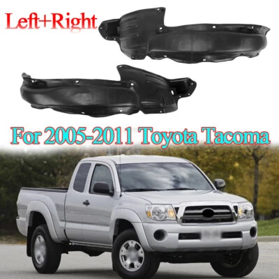 Left & Right Side Fender Liner Set For 2005-2011 Toyota Tacoma 4WD Foto 1 de 4