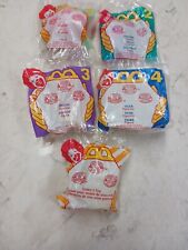 1996 McDonalds  Happy Meal Toys Littlest Pet Shop Set of 4 plus Under 3 Toy