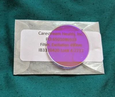 NIB Omega 490nm Optical Excitation Filters for Fluorescence Imaging - Image 1 of 2