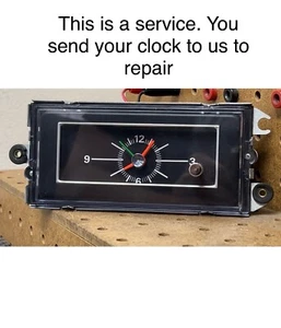 Car Clock Quartz Conversion Service For 1971-1973 Mustang Clock  - Picture 1 of 1
