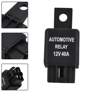 1X DC12V 40A 40 AMP 4 Pin.SPST Car Auto Automotive Van Boat Bike Alarm Relay - Picture 1 of 12