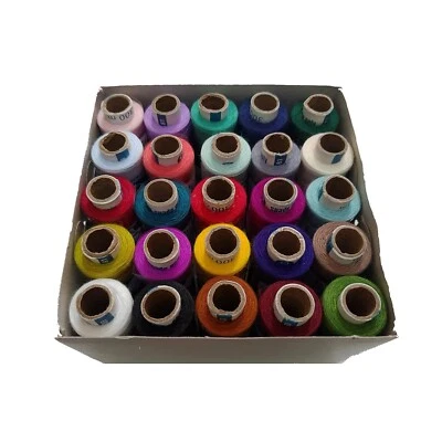 Polyester Thread Sewing Threads Spools Multipurpose Sewing Assorted Set Of 25 PC - Image 1 of 4