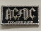 AC/DC promo patch black & silver www.acdcrocks.com