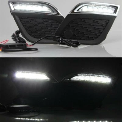 Белый светодиод для VOLVO XC60 2009 2010 2012 2013 дневной работает противотуманные фары DRL лампа - Изображение 1 из 4