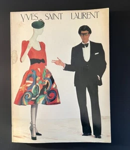 YSL Yves Saint Laurent Vintage Fashion book 1983 HC DJ Metropolitan Museum NYC - Picture 1 of 14