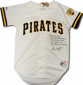 Bill Madlock Hand Signed Autographed Pirates Jersey With Multi Stats + COA - Picture 1 of 5