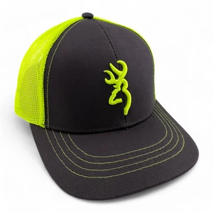 Casquette snapback réglable Browning Arms Company Flashback jaune/gris enfant jeunesse - Photo 1/6
