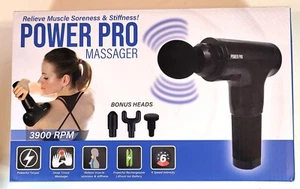 Power Pro 3900 Rpm 6 Speeds Ultra Massage Cordless Gun Muscle - Black Brand New - Picture 1 of 9