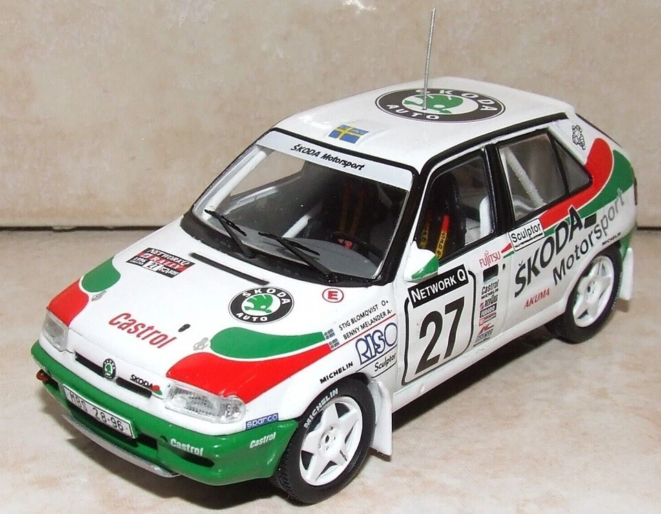 IXOMODELS - SKODA Felicia Kit car #27 Rac Rally 1996 S.BLOMQVIST / S.MELANDER... - Immagine 1 di 1