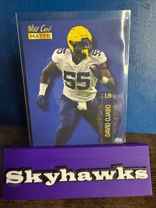 2022 David Ojabo Wild Card Matte Blue Rookie SP - Baltimore Ravens - Picture 1 of 4
