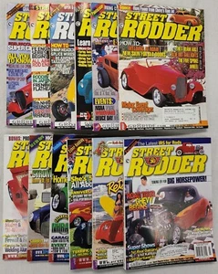 Street Rodder Magazine 2001 Full Year Lot Set Of 12 Good-Very Good Condition - Picture 1 of 17
