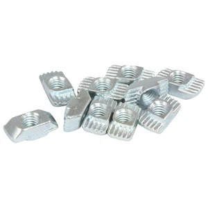 10x Hammermutter Nut 6 - Typ B - M4 Steg 1 mm, Stahl verzinkt - Bild 1 von 1