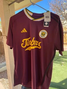 adidas 2024 Portland Timbers Archive MLS Jersey - Victory Crimson - Large - NWT - Picture 1 of 5