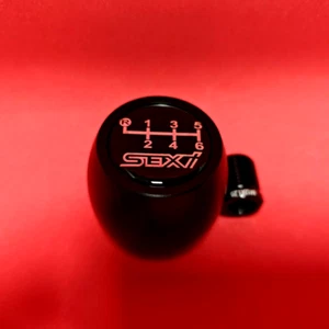 BLACK WEIGHTED 6SP JDM SEXi SEXY SHIFT GEAR KNOB for BRZ GT 86 SCION FR-S GR TS - Picture 1 of 6