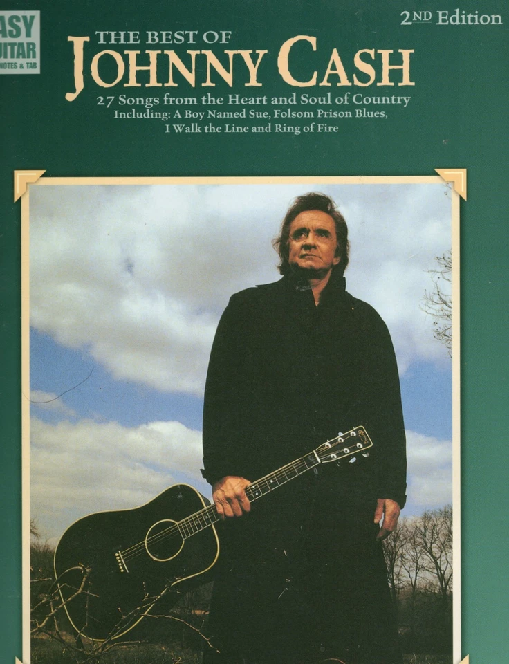 The Best of Johnny Cash Easy Guitar Chord Songbook Music Book 22 Songs - Image 1 of 1