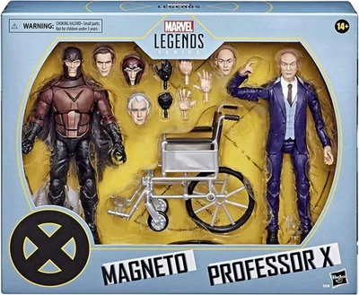 Juego de figuras de acción Marvel Legends Series X-Men Magneto y Professor X 6" Foto 1 de 4
