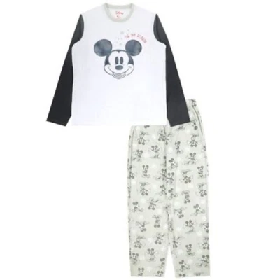 Disney Mickey Mouse Hombre Familia Dormir 2 Piezas Pijama Set PJ Navidad Talla M Foto 1 de 4