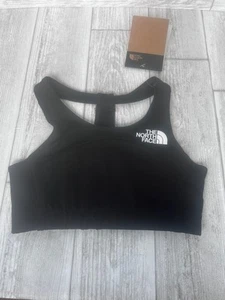 The North Face Girls Never Stop Bralette Black Small (7/8) NWT FlashDry - Picture 1 of 3