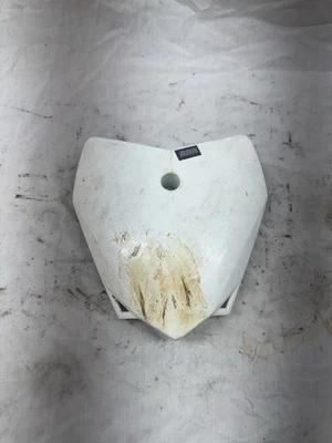 Number Plate Front White for Kawasaki KLX110L/KLX110/KLX110R/KLX110R L — 第 1/2 张图片