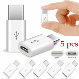 Female Male Converter Type-C Connector Android Micro USB Adapter Charging Cable - Picture 1 of 10