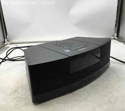Bose Wave Music System Black AM/FM Clock Radio Bluetooth CD Player - Image 1 of 4
