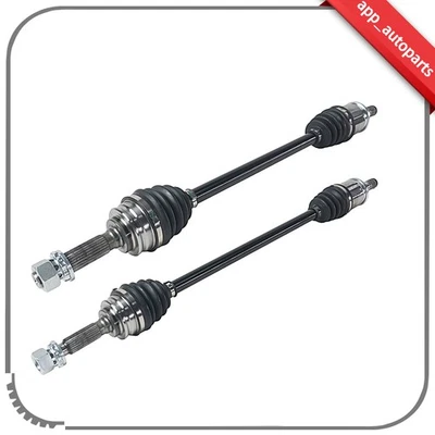 Pair Rear For Jeep Compass Patriot 2007-2017 2.0L 2.4L CV Axle Shafts - Image 1 of 4