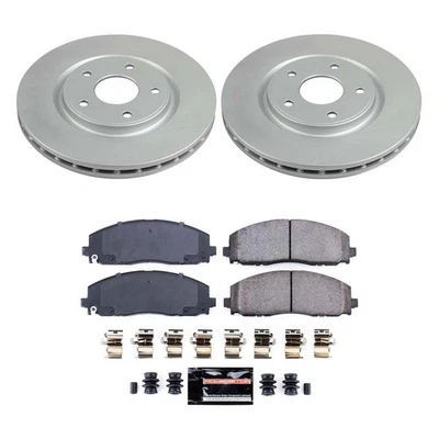 For Dodge Grand Caravan 12-20 Z23 Evolution Geomet Plain Front Brake Kit Foto 1 de 4