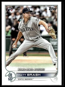 Matt Brash *TARJETA DE NOVATO* (RC) 2022 Actualización Topps #US274 - Imagen 1 de 2
