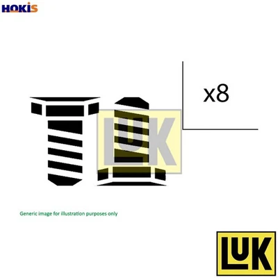 SCREW SET FLYWHEEL 411 0173 10 FOR HONDA FR-V CR-V/IV/SUV/III/Mk CIVIC/VIII 2.2L - Image 1 of 4