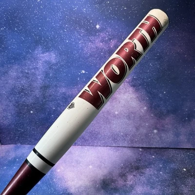 Worth Mayhem 98 Jeff Hall 垒球棒 SBMJH 复合 34 英寸 26.5 盎司 USSA - 阅读 — 第 1/4 张图片