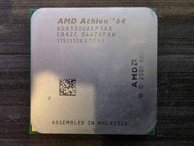 AMD Athlon 64 3300+ ADA3300AEP3AX Socket 754 CPU Foto 1 de 2