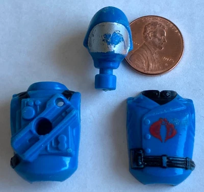 Figura de acción GIJOE Cobra Commander 1983 vintage LOTE DE PIEZAS usada RARA Hasbro Foto 1 de 2