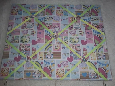 Cute Shopkins Themed Memory Board with Matching Accent Buttons - Image 1 of 2