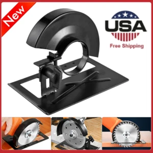 Adjustable Metal Angle Grinder Bracket Stand Holder Support Base Safety Cove Set - Picture 1 of 15