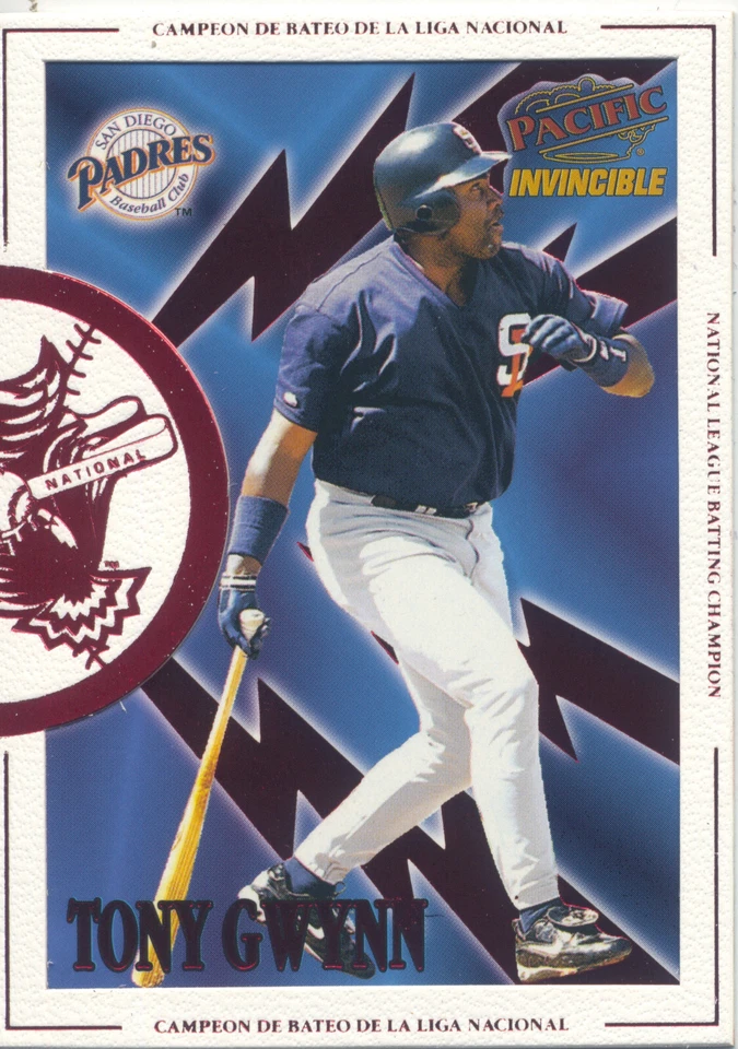 Jugadores de la Interliga Pacific Invincible 1998 Tony Gwynn Salón de la fama #5N Padres Envío gratuito Foto 1 de 2