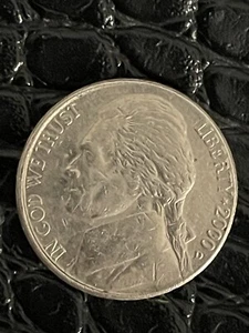 2000 D nickel With Ring Error And Steps - Picture 1 of 3