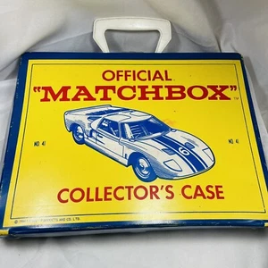 Vintage 1966 Official Matchbox Carrying Case #41 Lesney DAMAGED - Picture 1 of 12