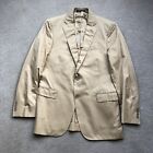 Ralph Lauren Mens Cotton Blazer Sports Jacket Beige Khaki Size 37S Made Italy
